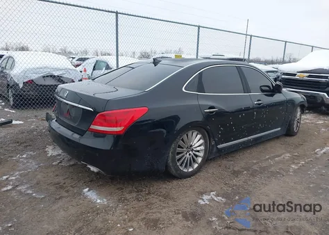 2014 Hyundai Equus Signature z USA, uszkodzony, nr VIN KMHGH4JH8EU087189